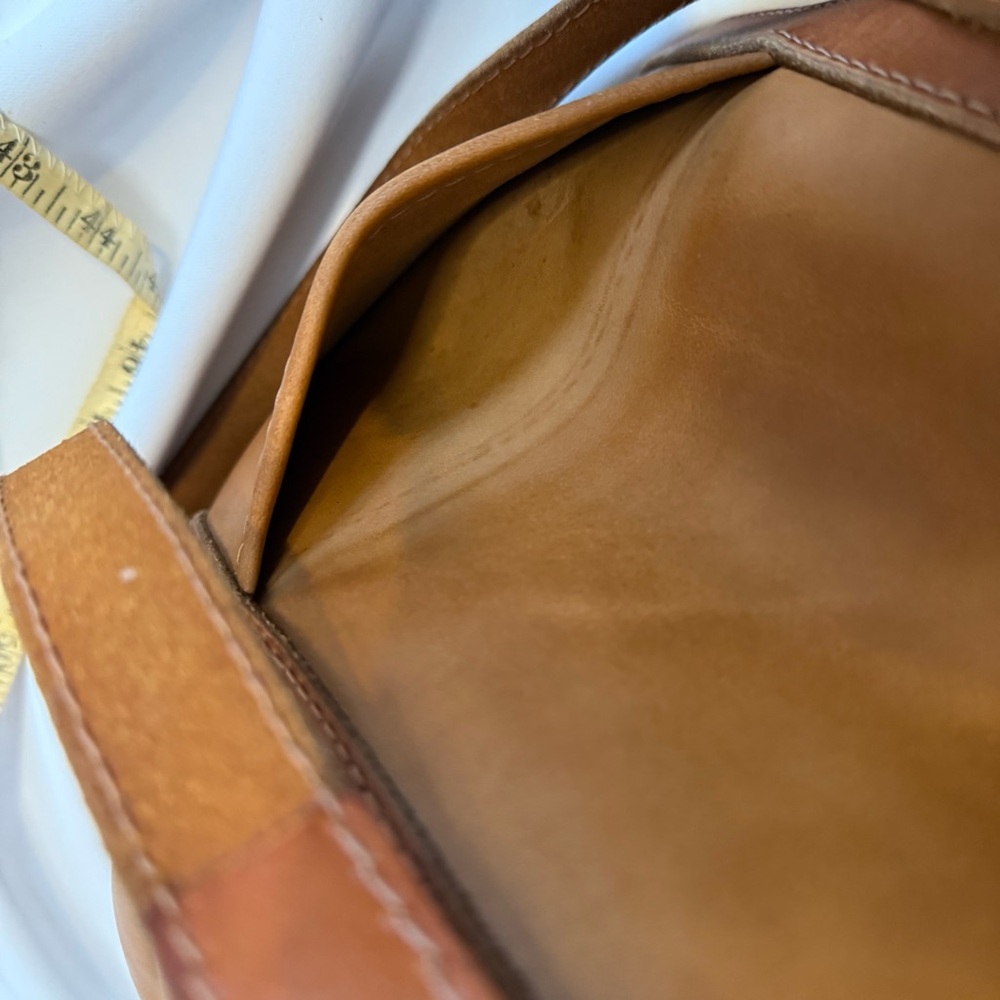 C&C California Large Tan Brown Leather Tote Bag - Picture 14 of 15
